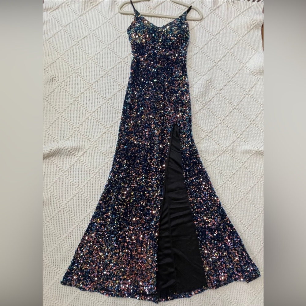 B. Smart Sequin Evening Gown